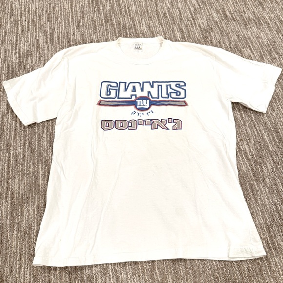 Other - Vtg 90s New York Giants English & Hebrew Sz Medium Vintage T-Shirt